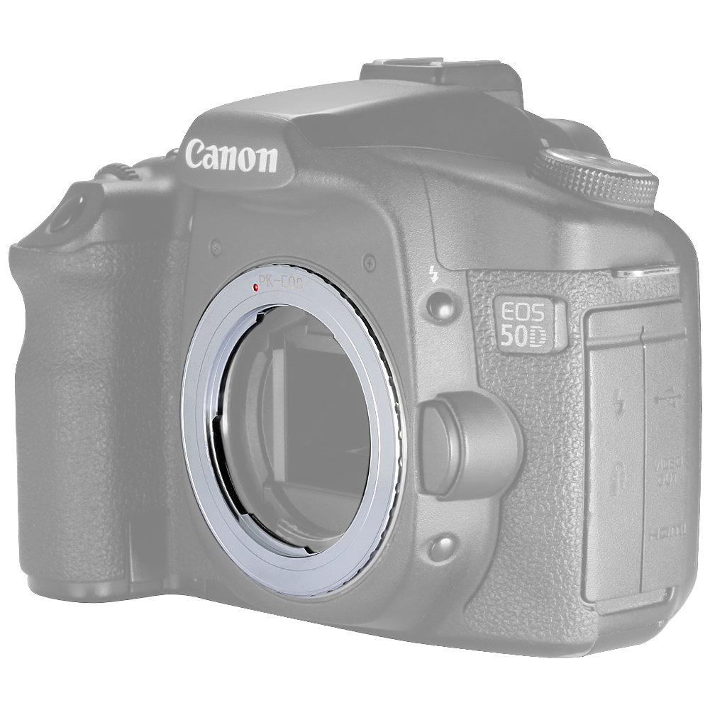 AF confirm Adapter for Pentax K PK Lens to Canon EOS EF Mount 7D 60D