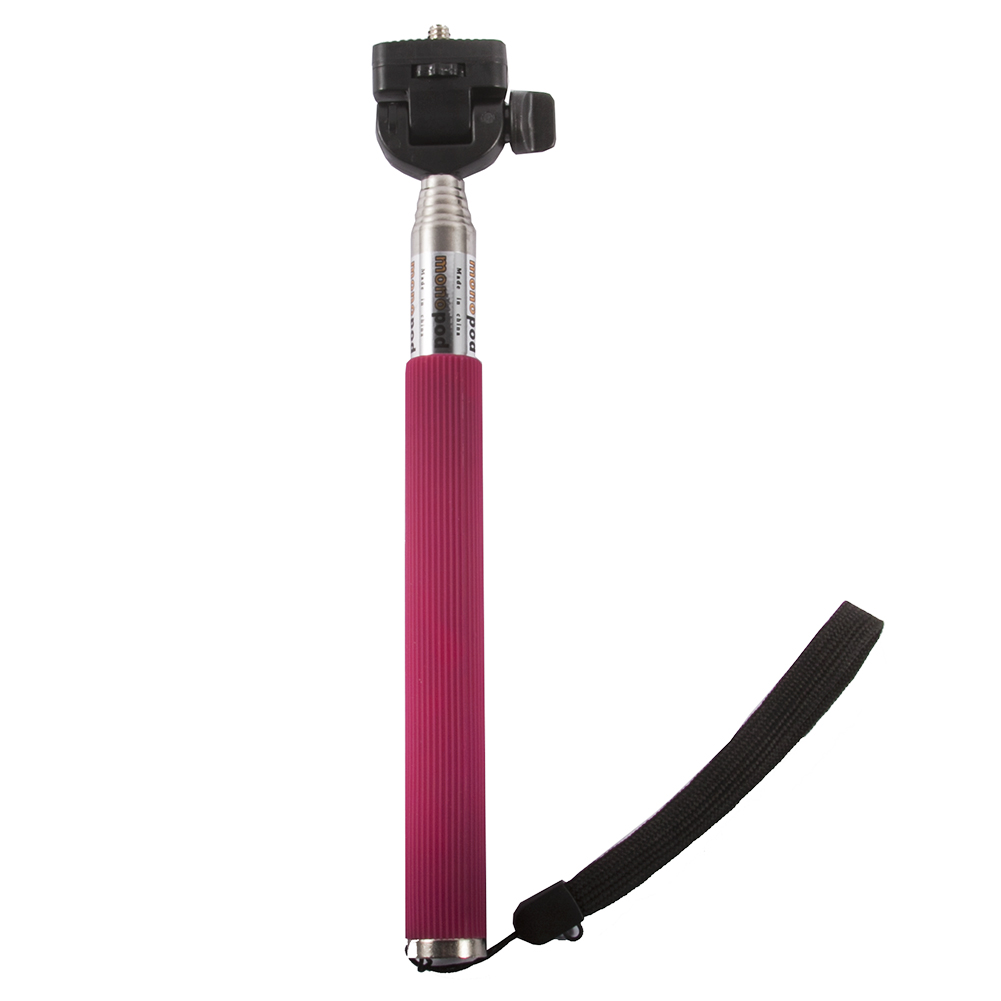 Neewer Red Extendable Handheld Selfportrait Monopod Tripod Mount