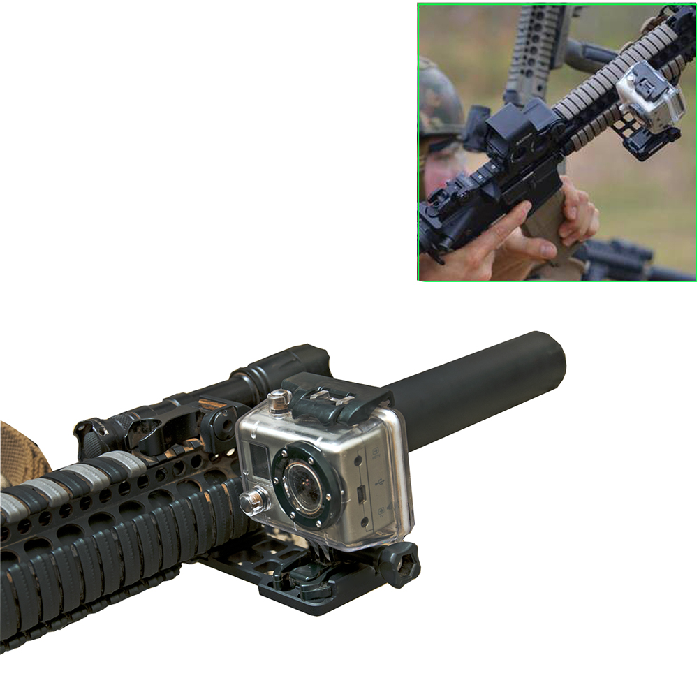 Neewer Hero2 Hero3 Camera Picatinny Gun Rail Mount for GoPro PA07 eBay