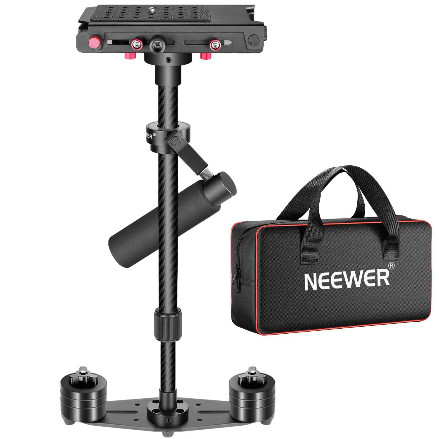 Neewer S100 68cm Handheld Carbon Fiber Stabilizer f Camcorder DV Camera