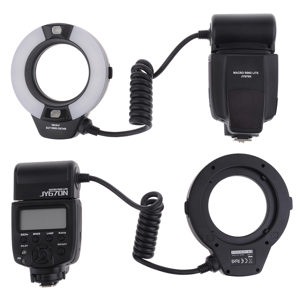Neewer JY670N iTTL Macro CloseUp Ring Light Flash for Nikon D5100