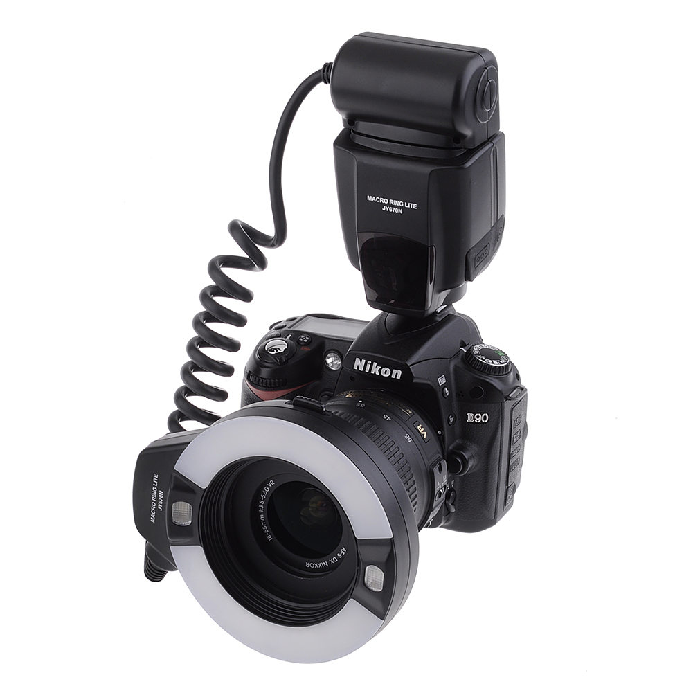 Neewer JY670N iTTL Macro CloseUp Ring Light Flash for Nikon D5100