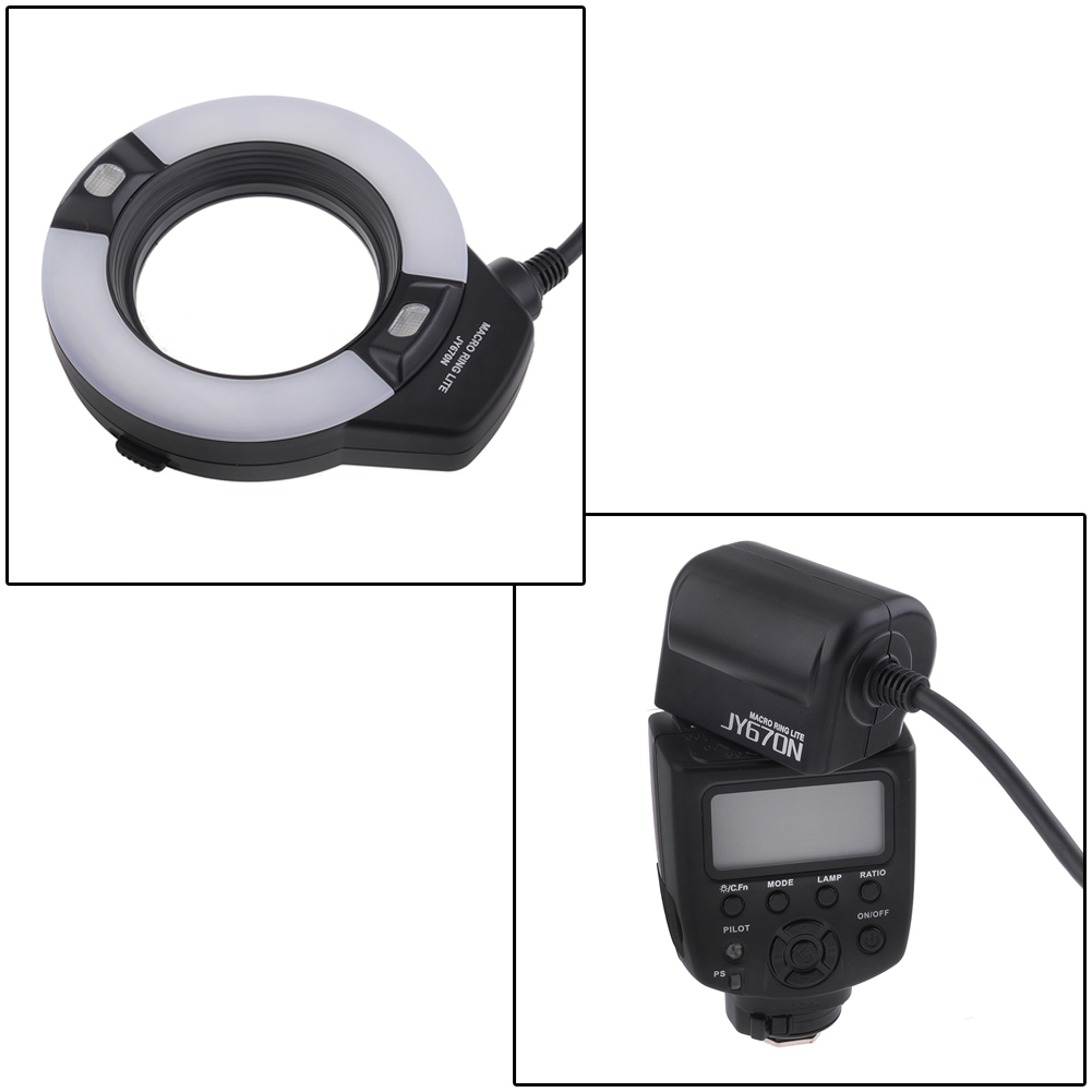 Neewer JY670N iTTL Macro CloseUp Ring Light Flash for Nikon D5100