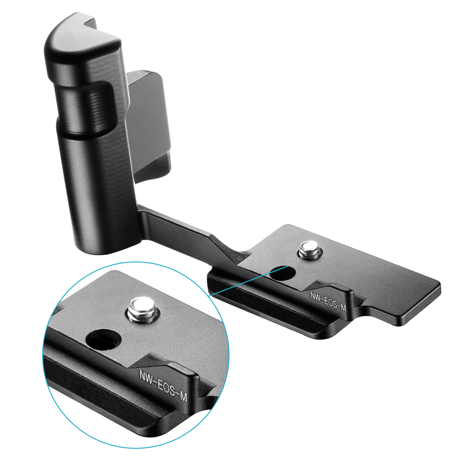 Neewer Camera Hand Grip f Canon EOS M Quick Release LPlate Arca Swiss Fit EM01