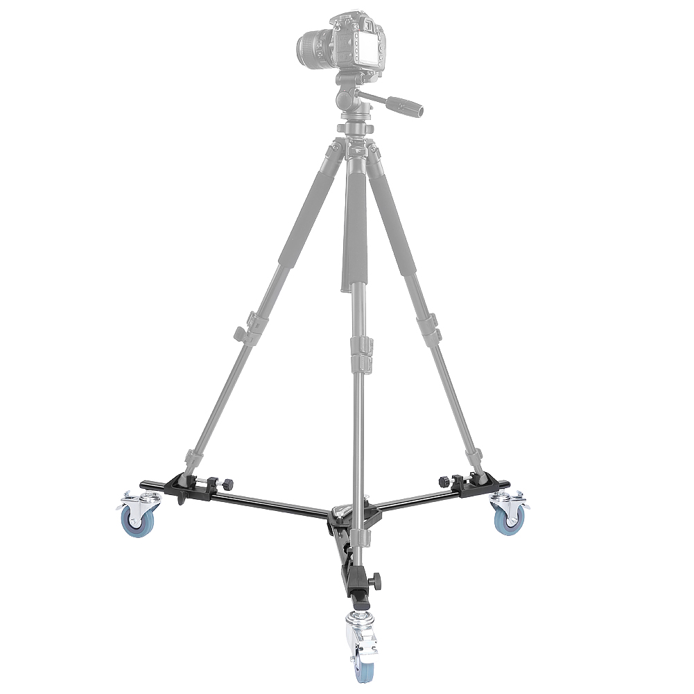 Neewer Professional Tripod Dolly With Rubber Wheels For Camera Photo