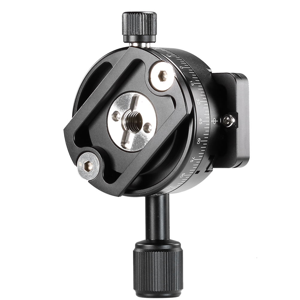 Neewer Panoramic Panning Base Head Tripod Clamp w/ QR Plate for Camera