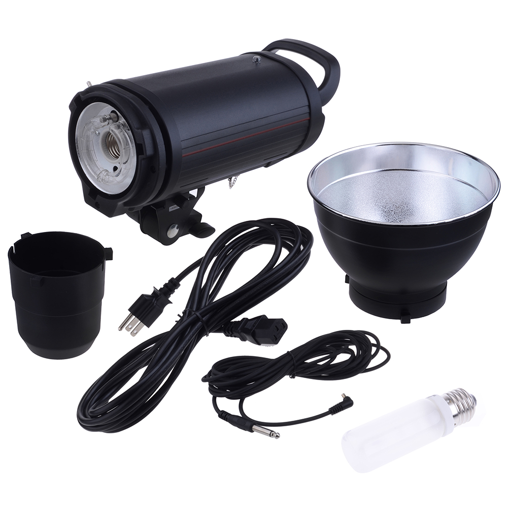 300AD strobe Dual Power AC/DC 110v Monolight Flash with Battery Pack