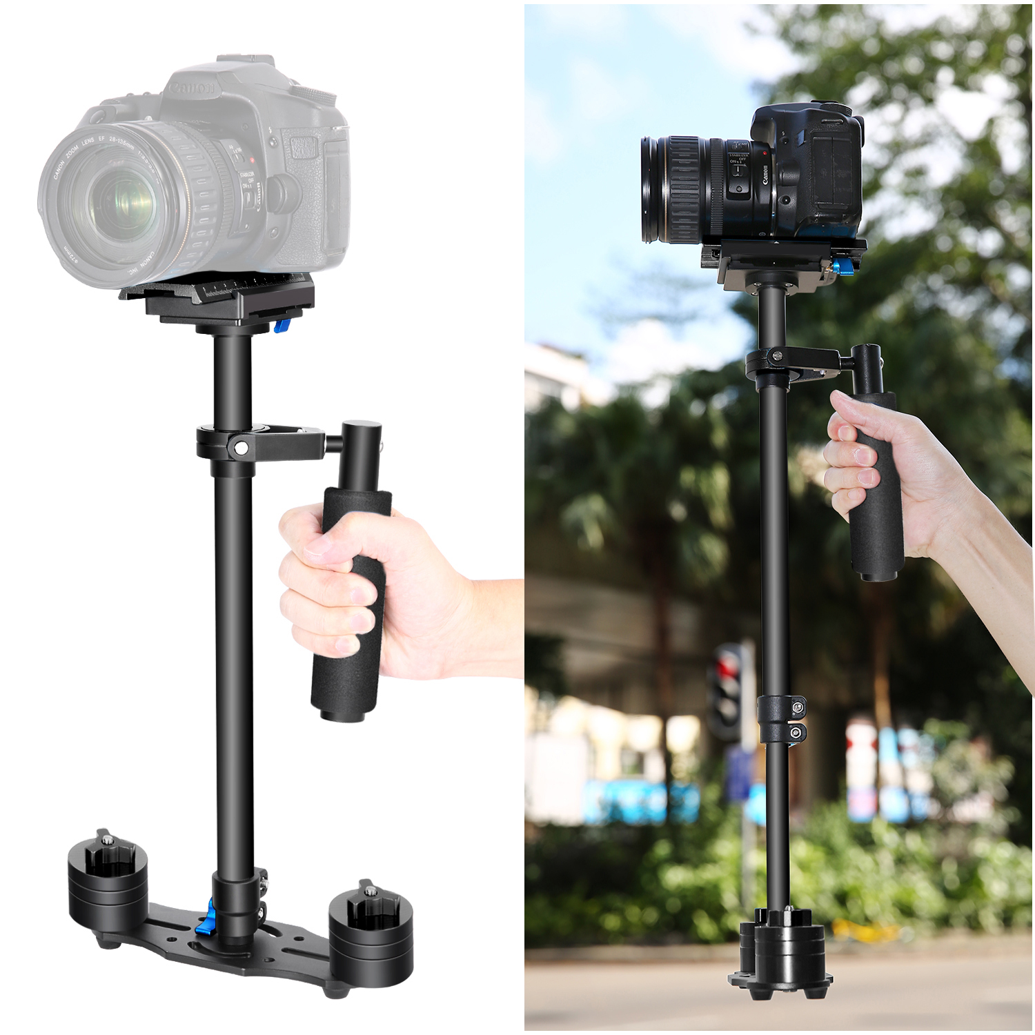 Poignée De Prise Neewer 38mm Aluminium - Compatible Plateaux QR RRS/KIRK/etc. - Filetage 1/4"