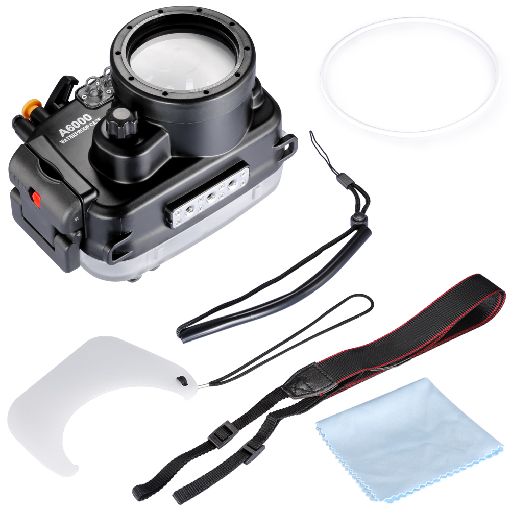 Neewer 130ft Underwater PC Housing Camera Waterproof Case for Sony A6000 eBay