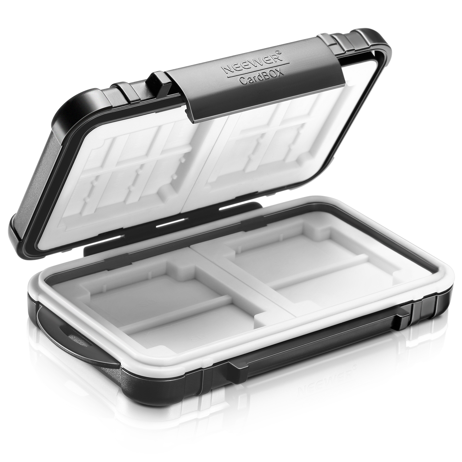 Neewer Memory Card Case Holder for 10 Micro SD Cards 4 SD Cards 2 CF