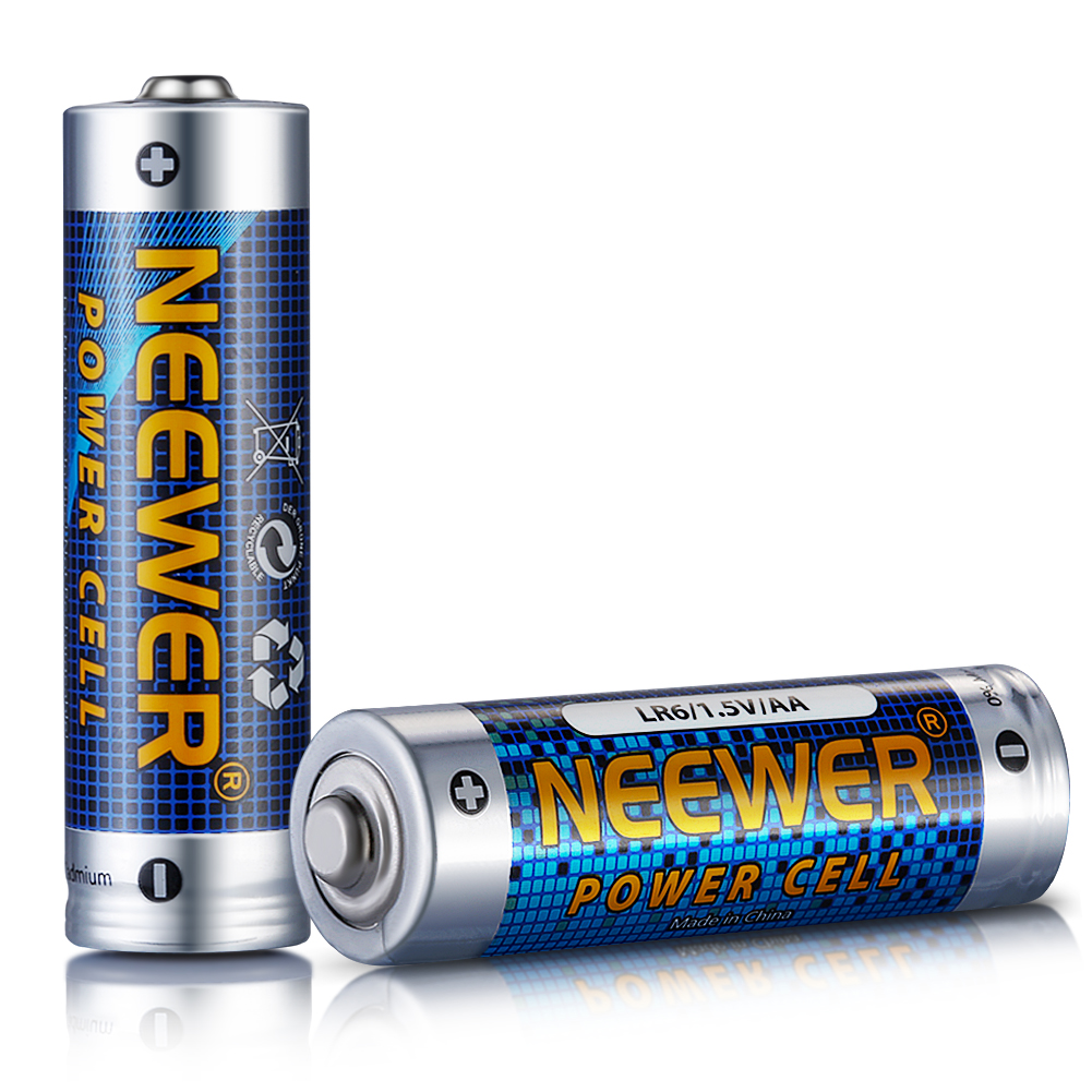 Neewer 20 Packs Count LR6 Alkaline AA Zincmanganese Batteries 1.5V eBay