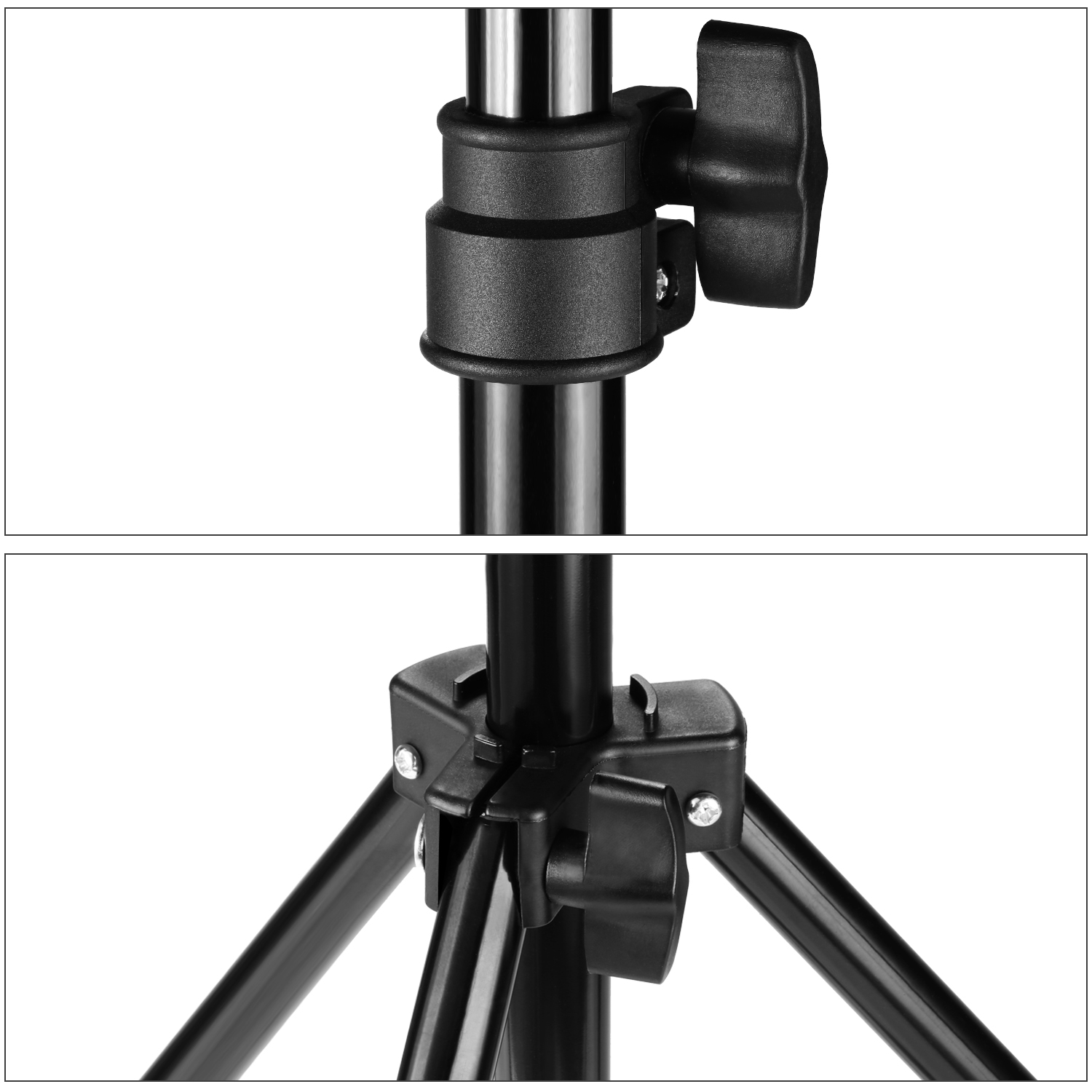 Neewer 3167" Adjustable Tripod and 31.5" Boom Arm with 2 Clamps for