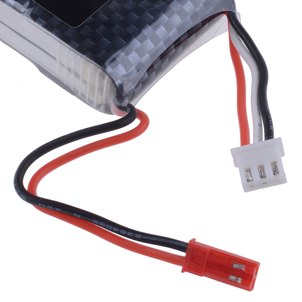 Rechargeable 7.4V 2200mAh 30C Lipo Battery with JST Plug for RC Car 