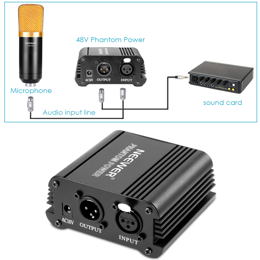 neewer-1-channel-48v-phantom-power-supply-w-adapter-f-any-condenser