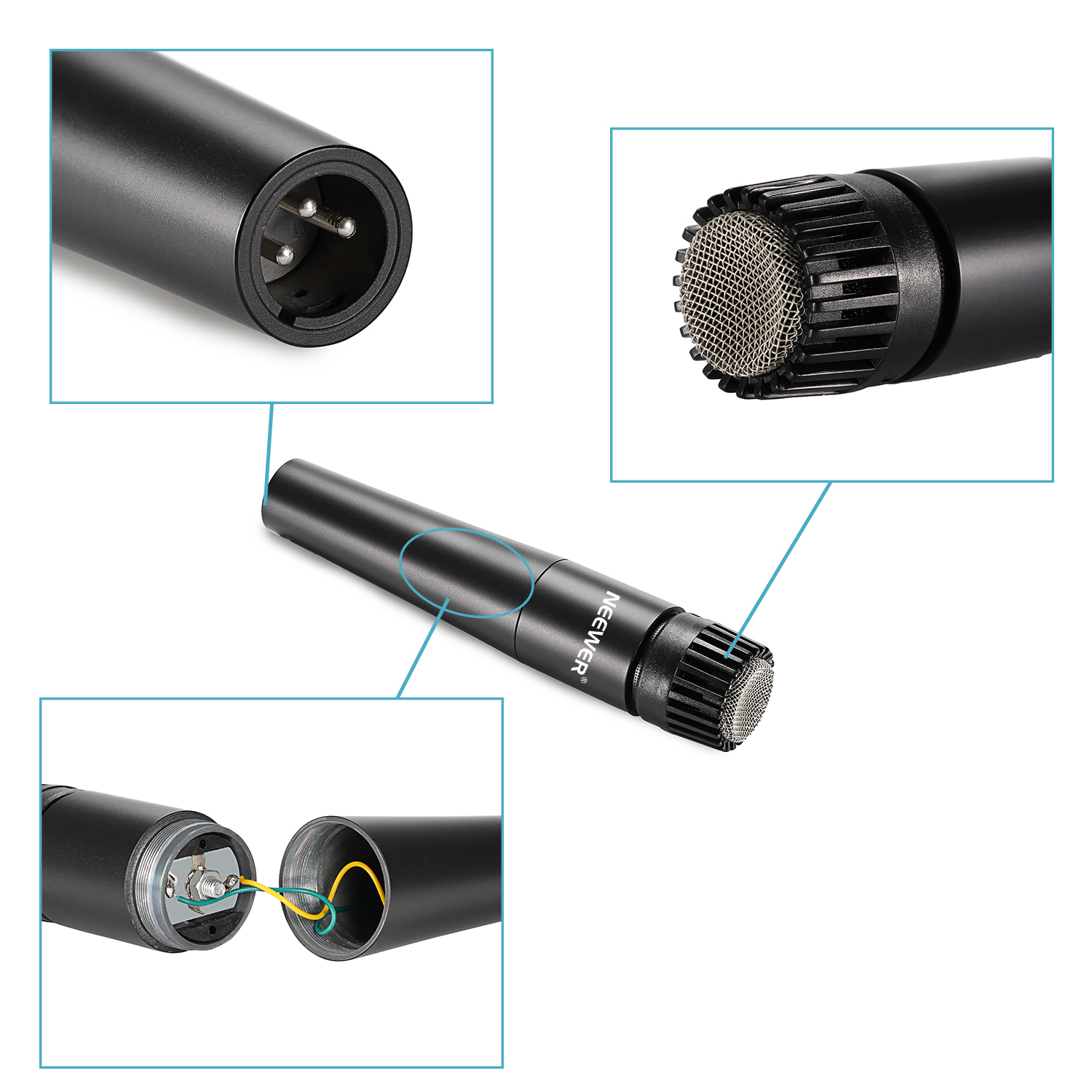 Neewer Professional Moving Coil Dynamic Handheld Microphone Set eBay