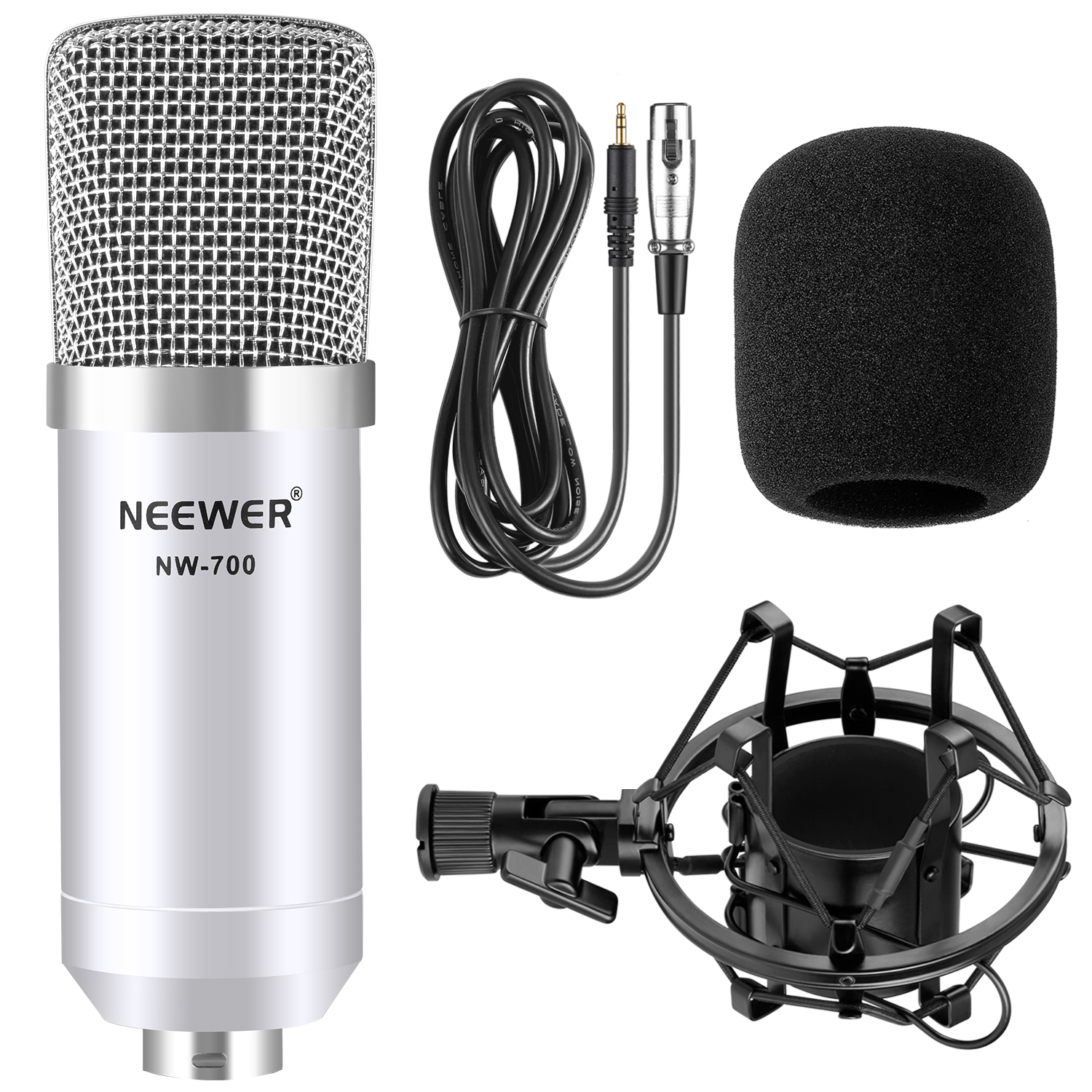 Neewer NW700 Studio Broadcasting & Recording Condenser Microphone KitWhite eBay