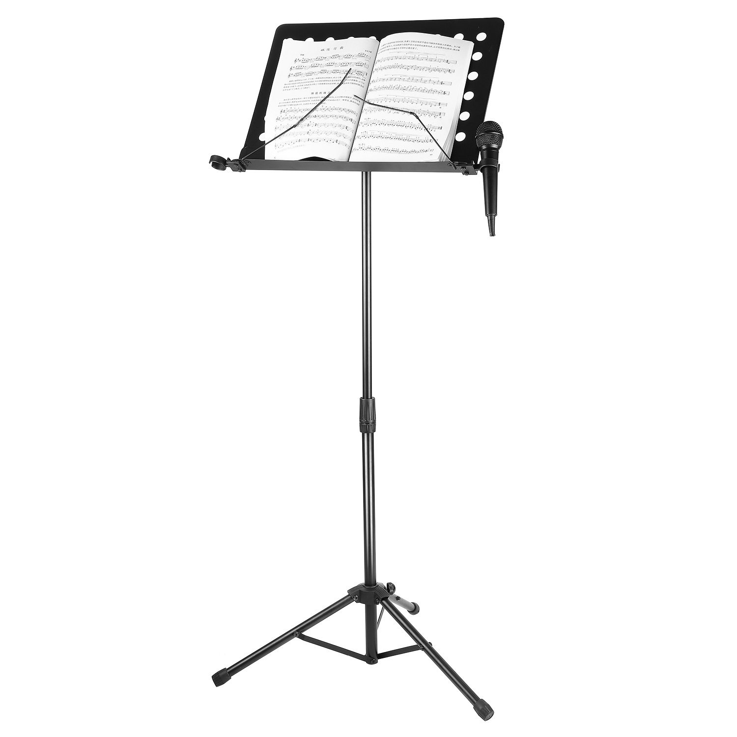 Neewer Orchestra Sheet Music Stand with HeavyDuty Iron Tubing,Holder