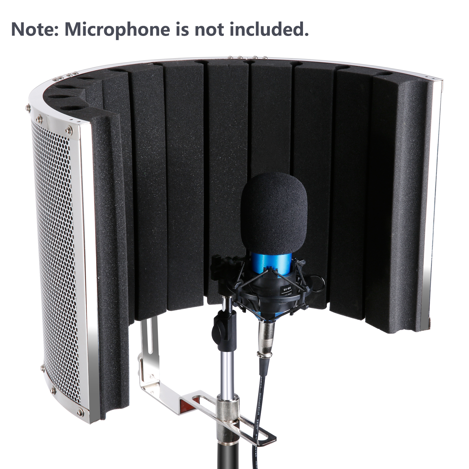 Neewer Microphone Isolation Shield Absorber Filter Vocal Isolation