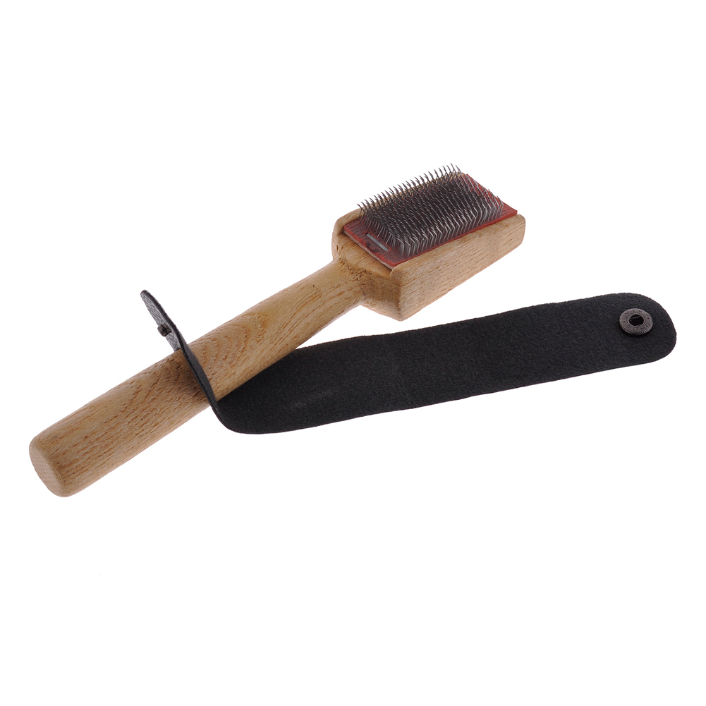 Wood Handle Suede Sole Wire Shoe Brush for Dance Shoes eBay