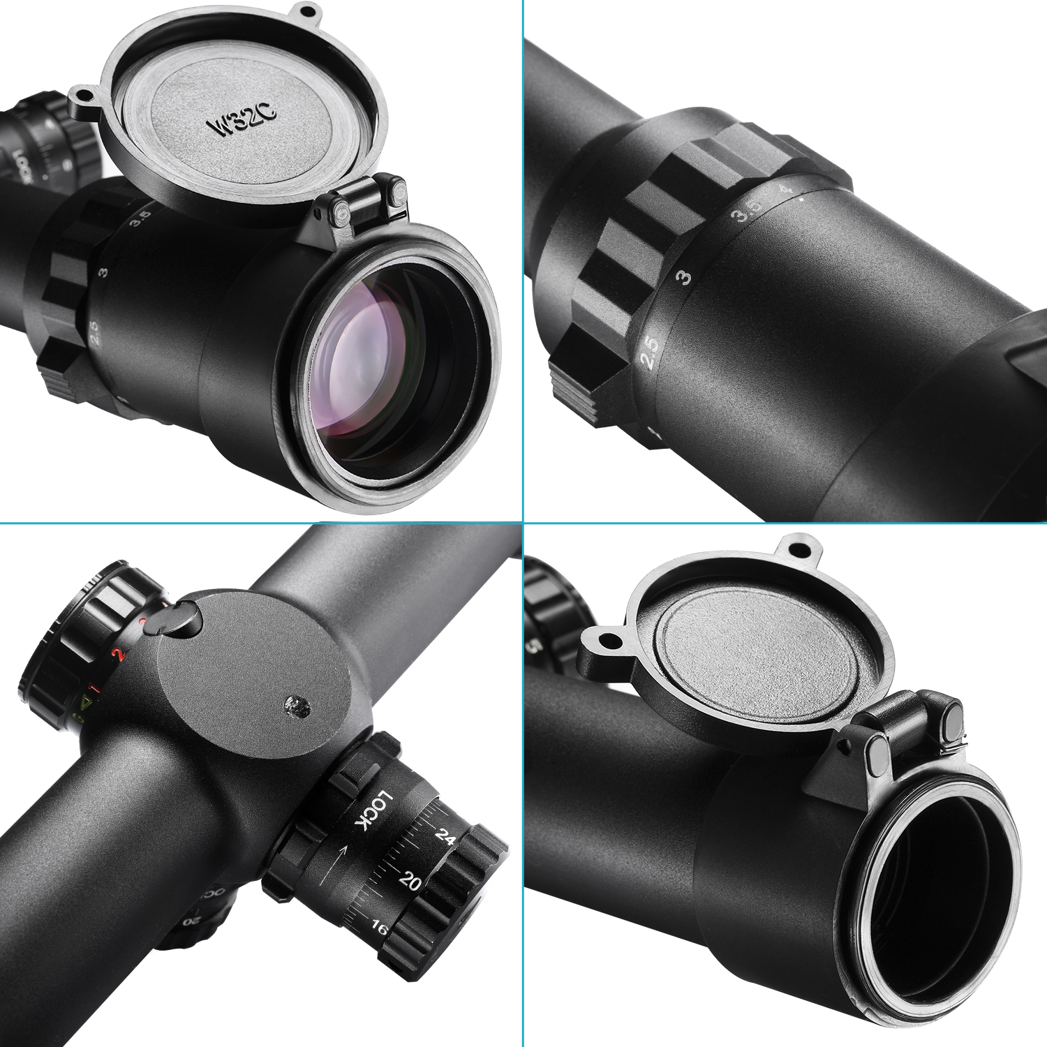 14X24IR Varmint Target Dot Riflescope Rifle Scope V2404DIR eBay