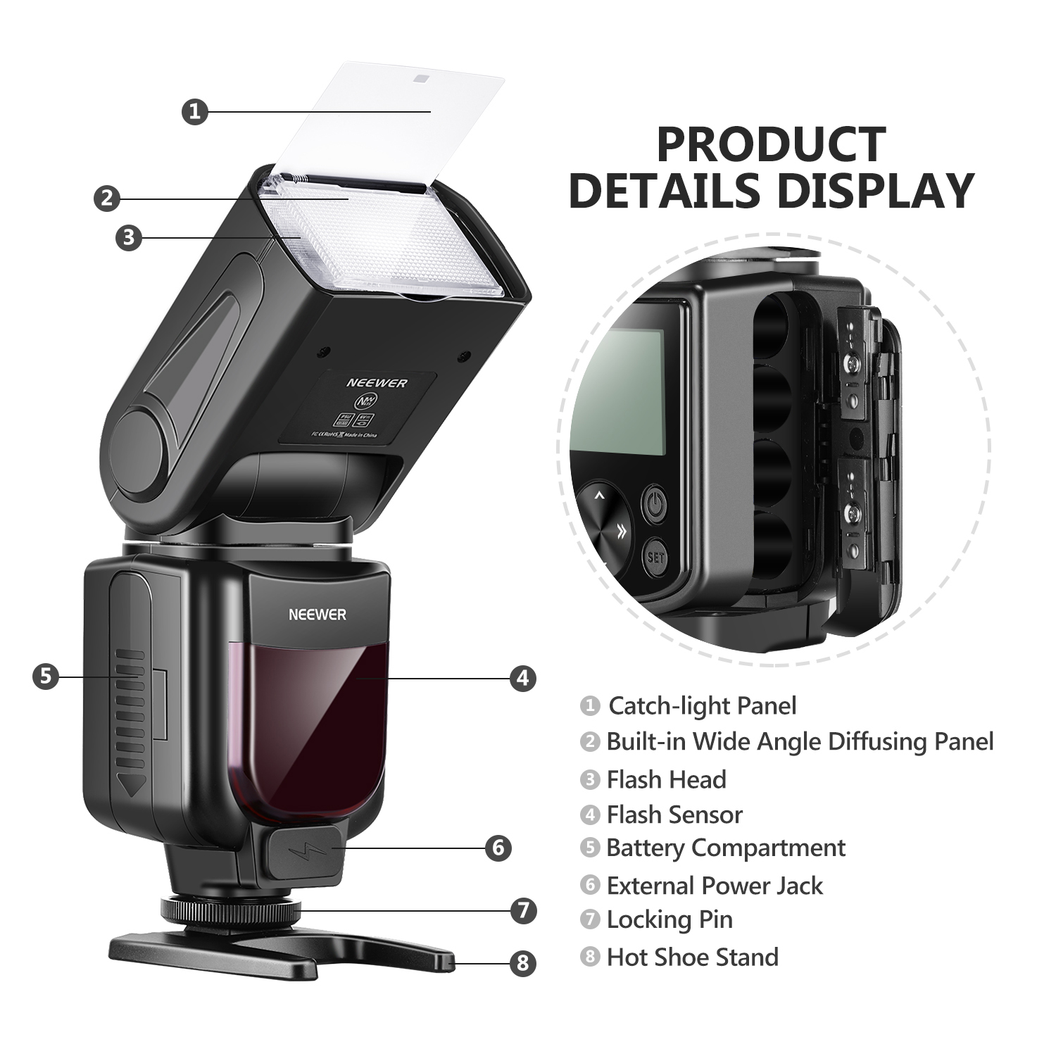 Neewer 750II TTL Speedlite Flash Kit For Nikon With IR Wireless Remote