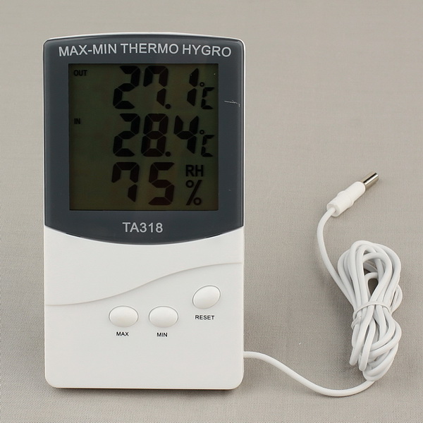 Large LCD Display Thermometer Indoor Outdoor Digital w/ LCD C/F