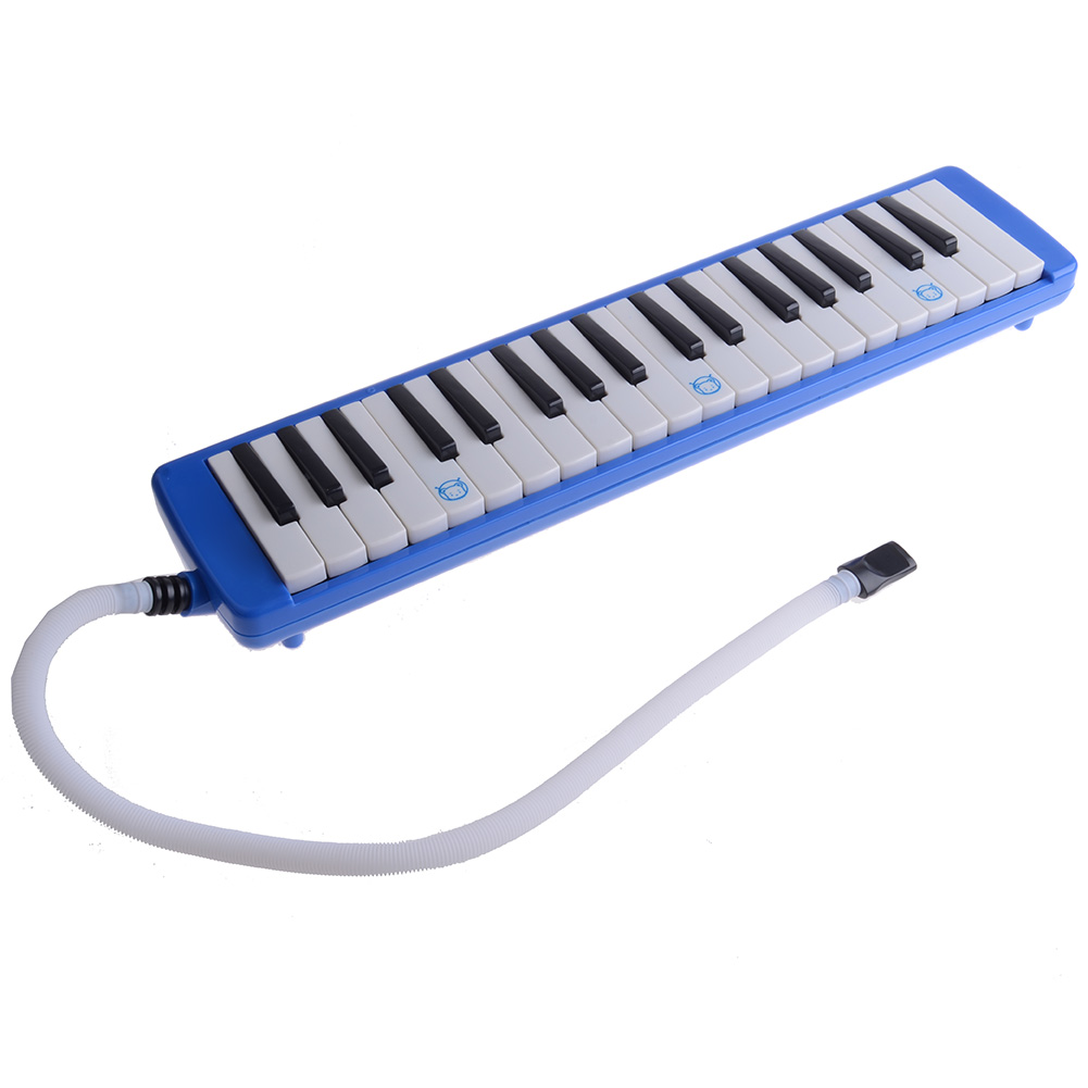 37 Key Melodica Wind Instrument Blue Ideal for Students and Advanced