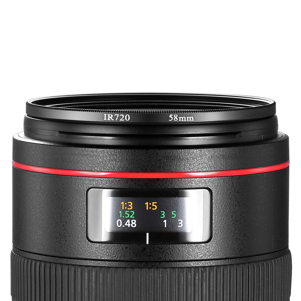 Neewer 58mm Circular Optical Glass Infrared InfraRed Filter 720nm IR