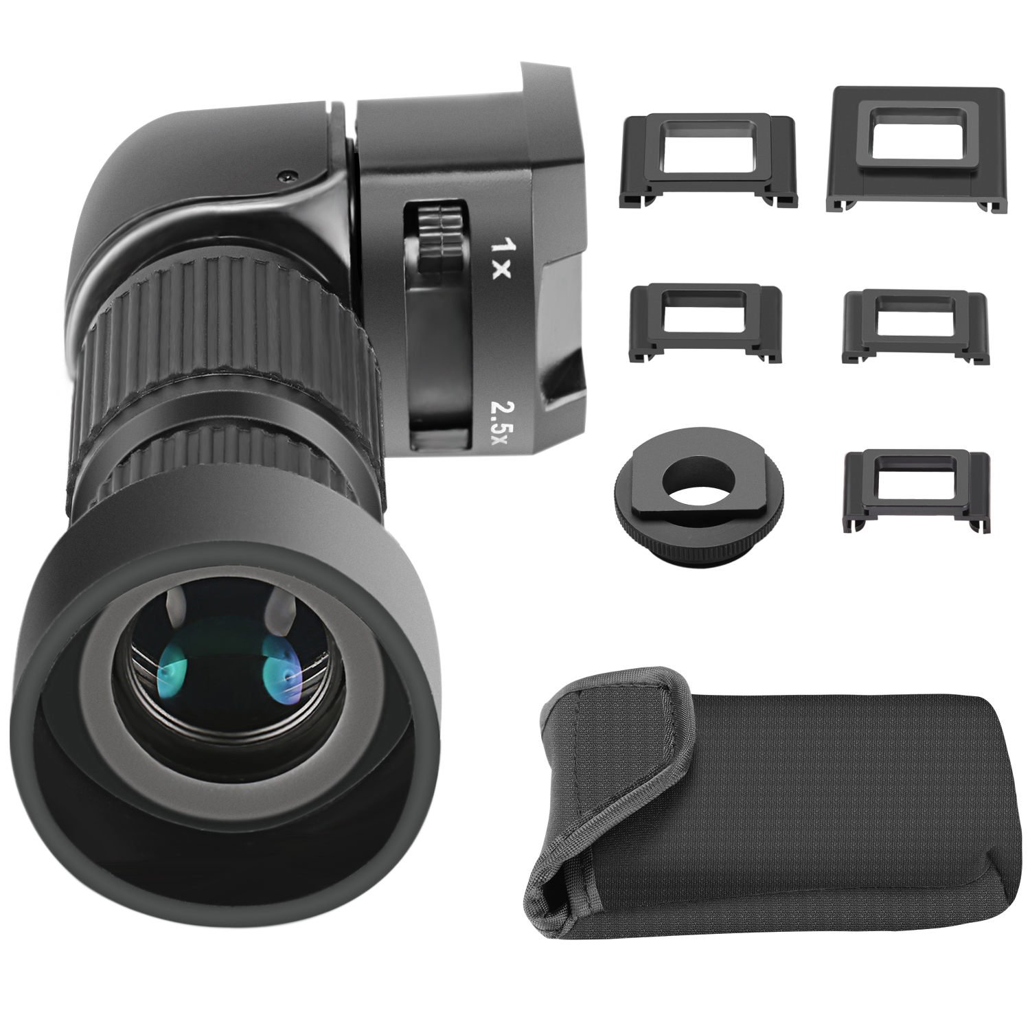 Neewer 1x-2.5x Right Angle Finder Viewfinder for Canon Nikon Pentax ...