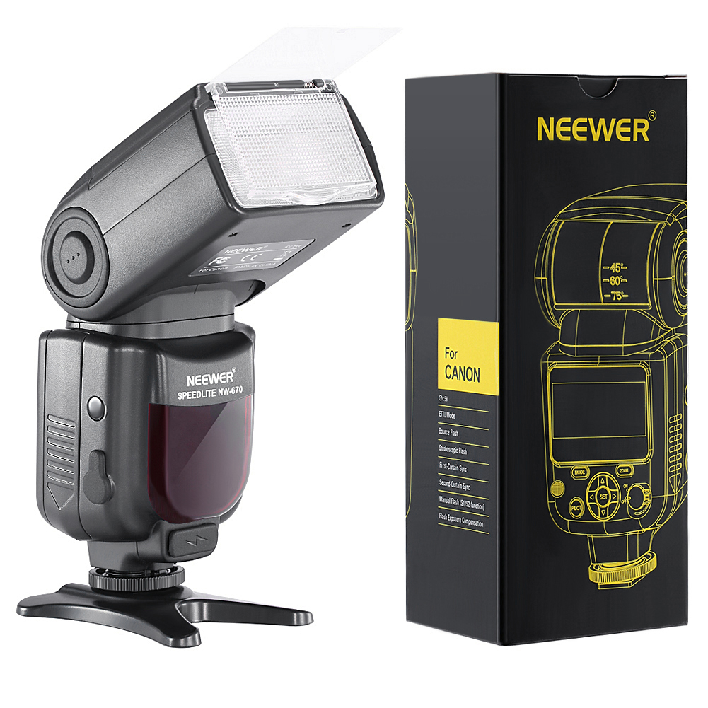 Neewer NW670 E-TTL Flash for Canon EOS 700D 650D 600D 1100D 550D 500D ...