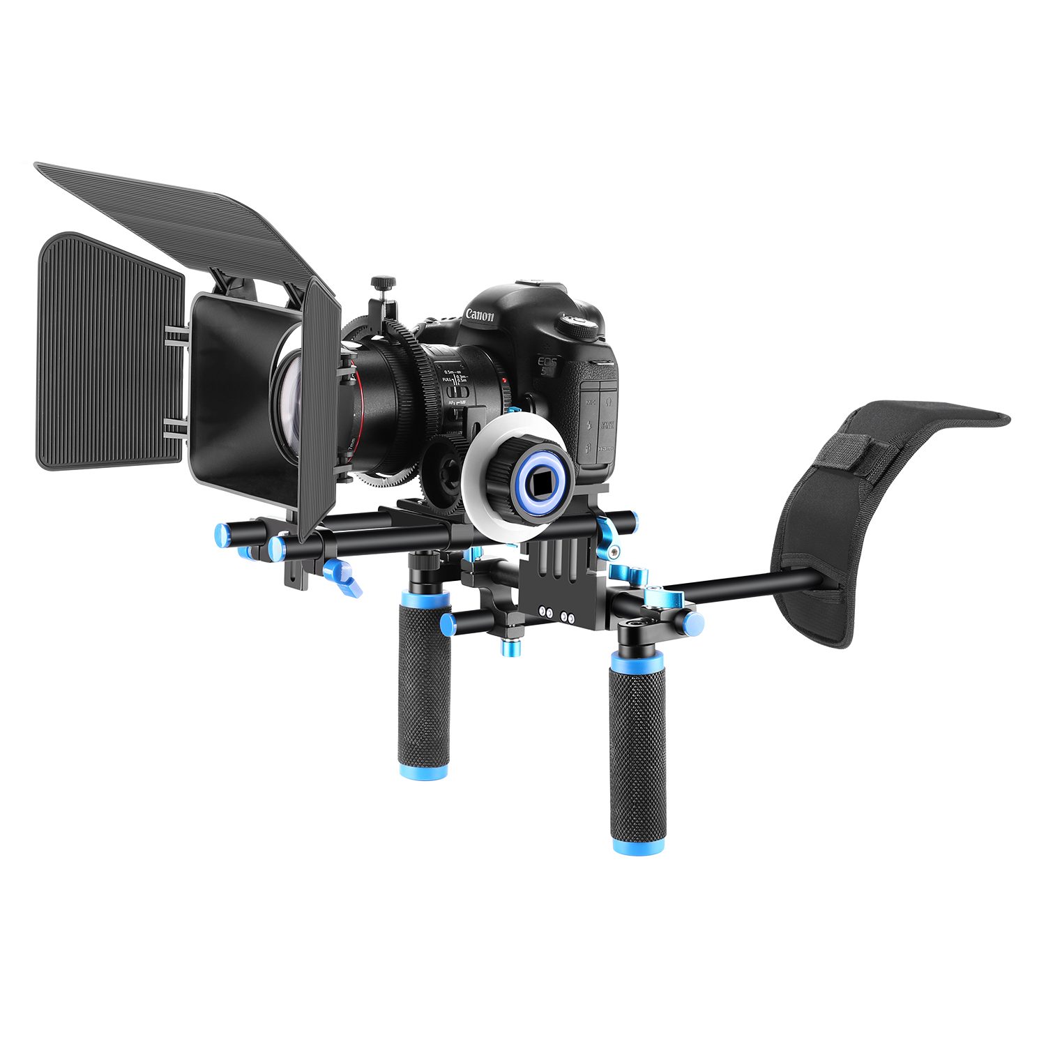 Neewer DSLR Rig Kit Shoulder Mount Rig with Follow Focus and Matte Box