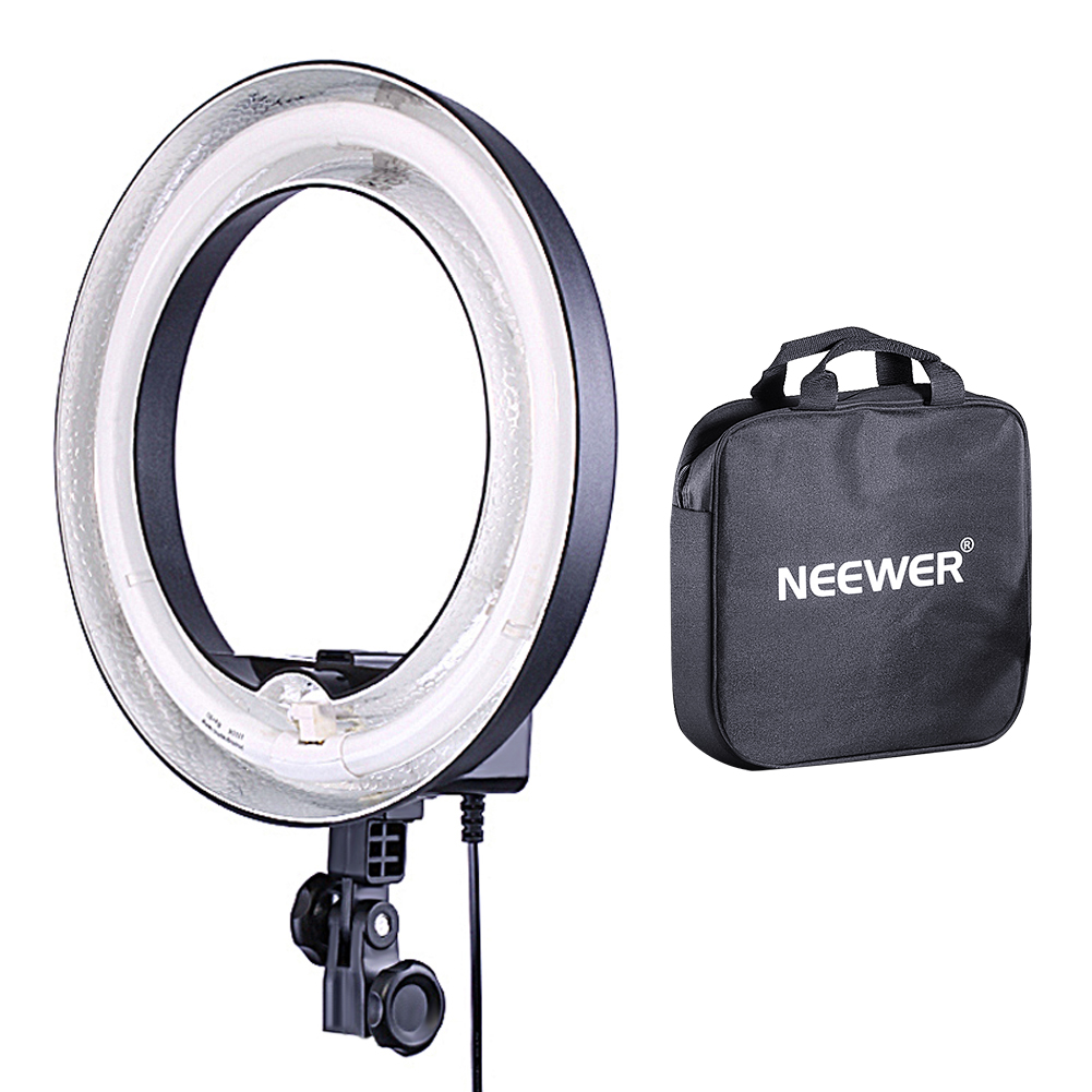 Neewer 14 inches 400W 5500K Ring Fluorescent Flash Light for Video Shooting eBay