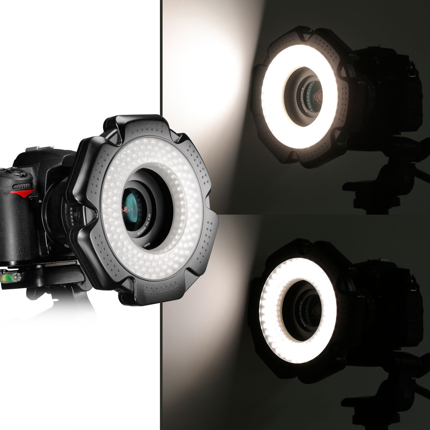 Neewer 160 Pcs Led Mini Macro Ring Light 5600k 10w With 6 Adapters Neewer R 160 Pcs 5600k 10w Mini Led Macro Ring Light With 6 Adapter Rings 49mm 52mm 55mm 58mm 62mm 67mm For Canon Nikon Sony Sigma Tamron Lens