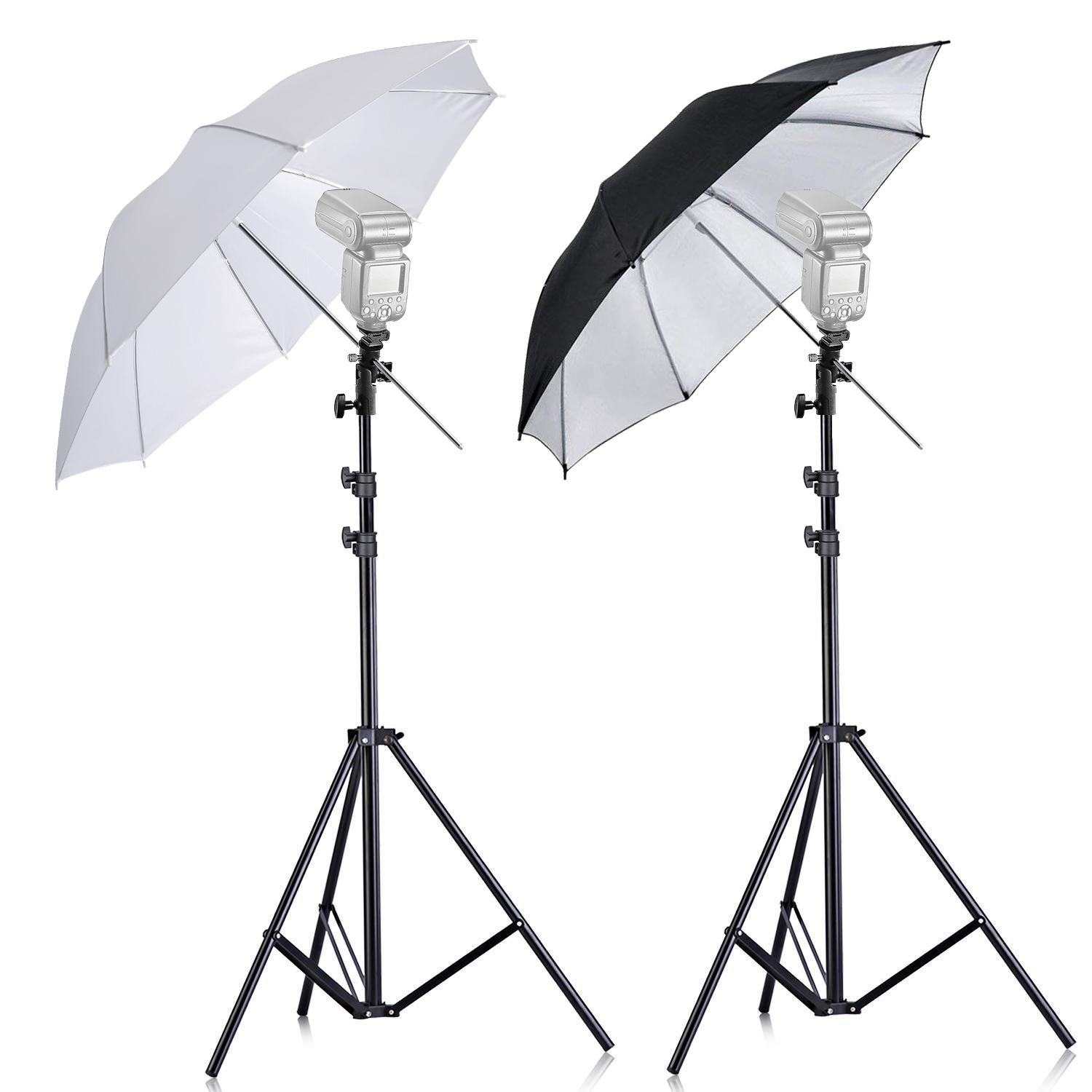 Neewer 6pcs Photo Studio Umbrella Kit 2pcs White 2pcs Silver 2pcs Gold 699618400564 eBay