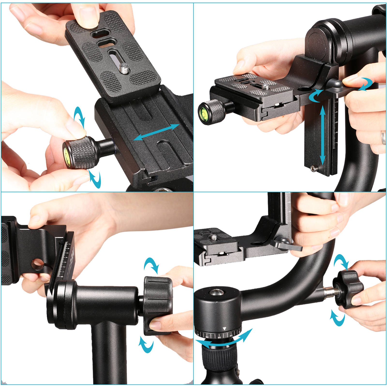 Neewer Heavy Duty Gimbal Tripod Head w/ ArcaSwiss Standard Quick