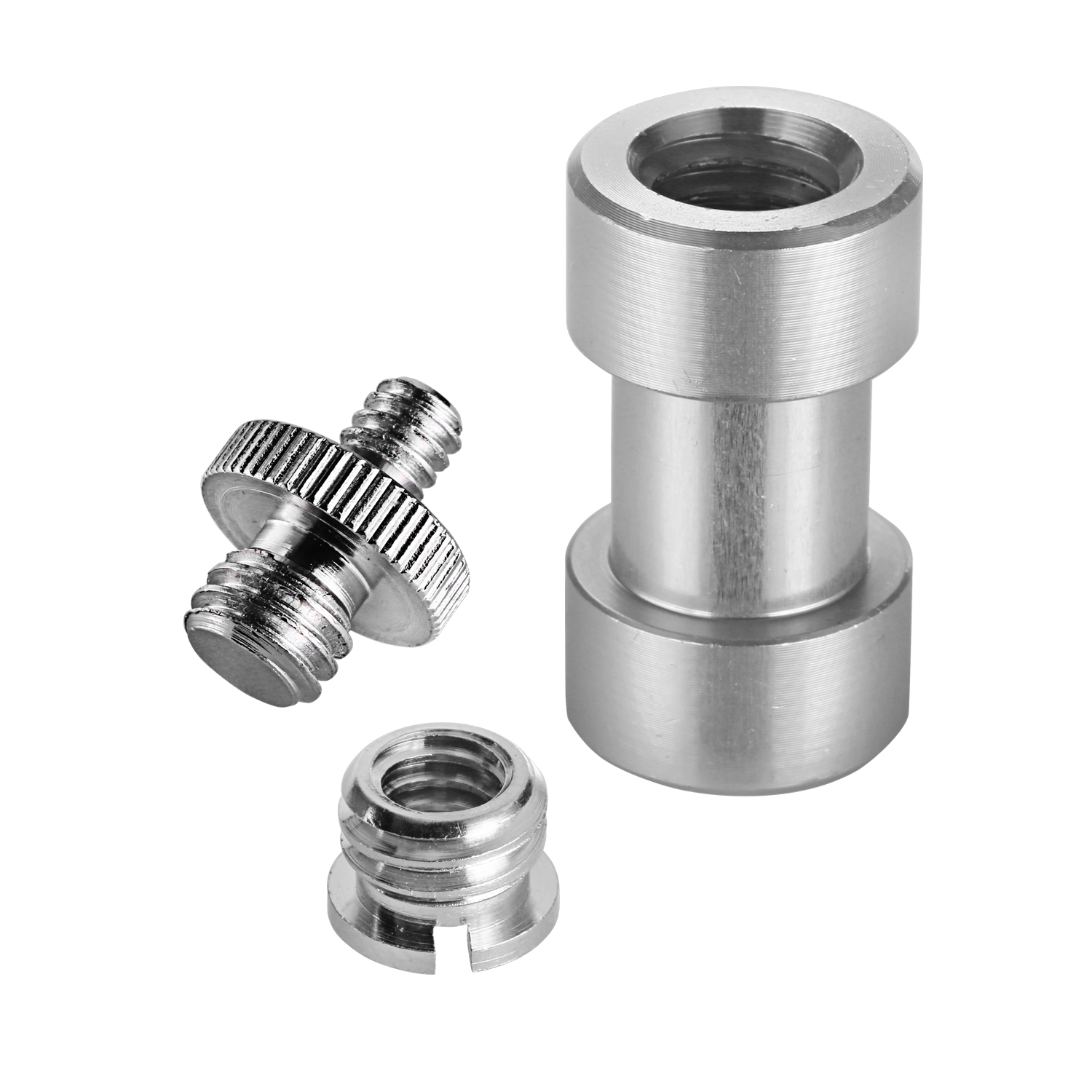 Neewer 15 Pieces 1/4" 3/8"Metal Threaded Screw Converter Adapter for
