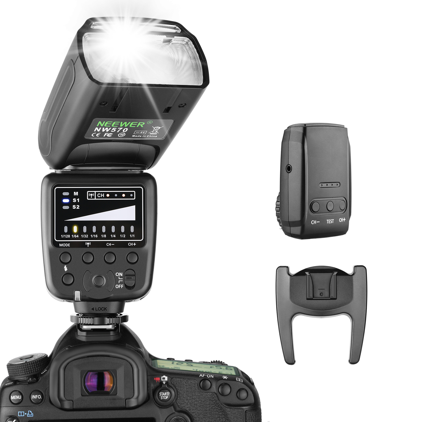 Godox External Flash Battery Grip Pack Nikon For Nikon Sb800 Sb 27 Etc