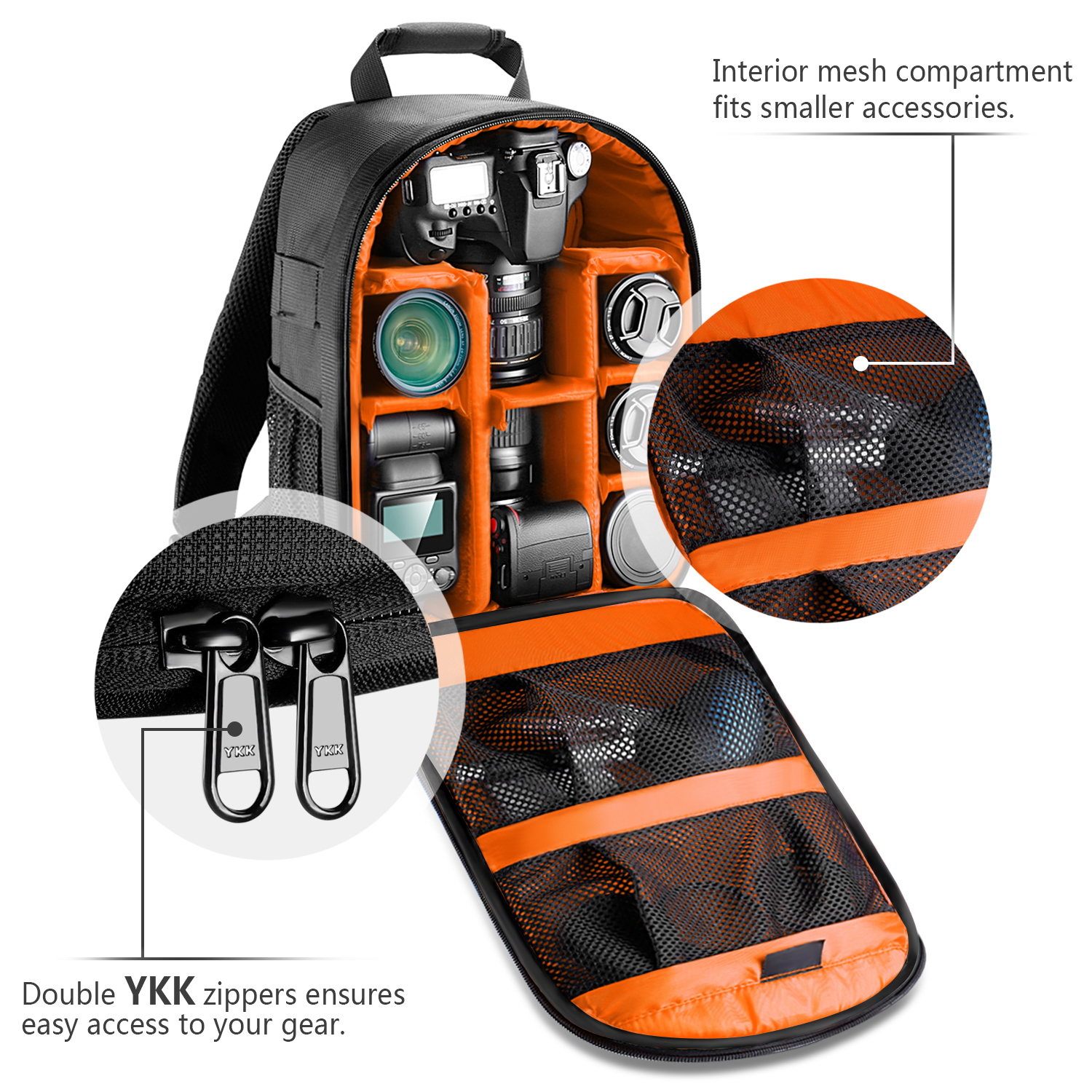 easy access camera backpack