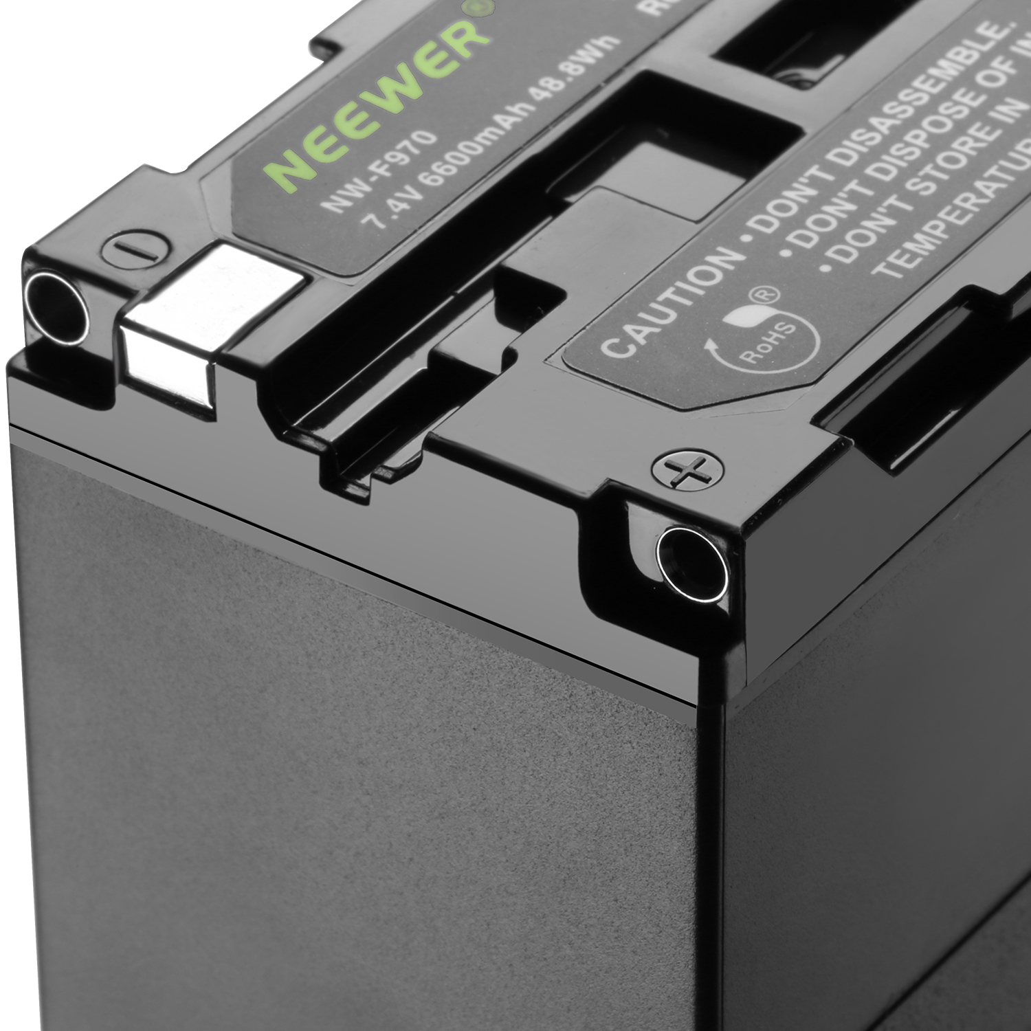 Lot De 2 Batteries NP-F550 2200mAh – Remplacement Compatible Sony Godox Neewer, Charge USB-C Rapide, Pour Caméscope, Moniteur, Éclairage Vidéo