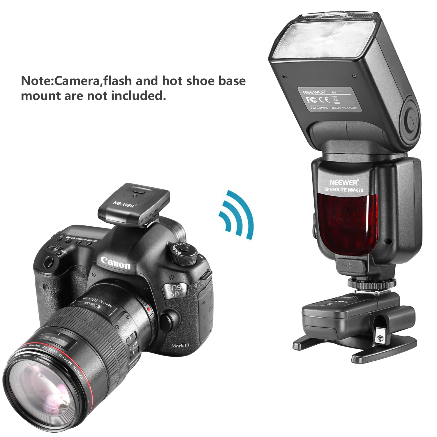 4 Channel Flash Trigger,Wireless Radio Studio Flash Trigger for DSLR Camera with Hot Shoe Point for Studio Flash