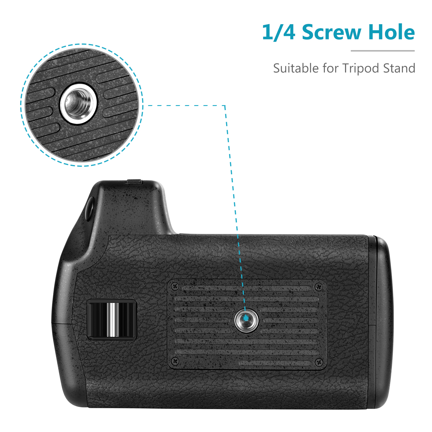 Neewer Vertical Battery Grip Shutter Release Button for Nikon D3400