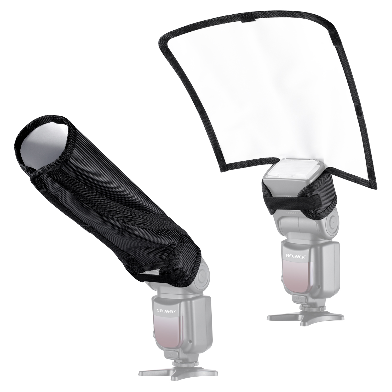 Neewer Flash Softbox Diffuser Bendable White and Silver White TwoSide Reflector 191073018280 eBay