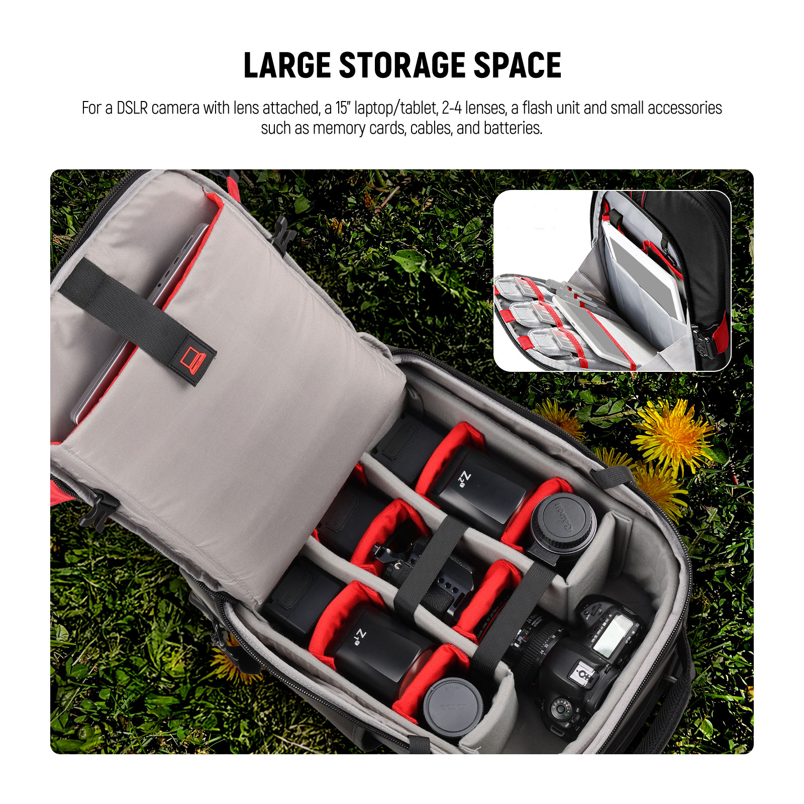 neewer convertible rolling camera backpack