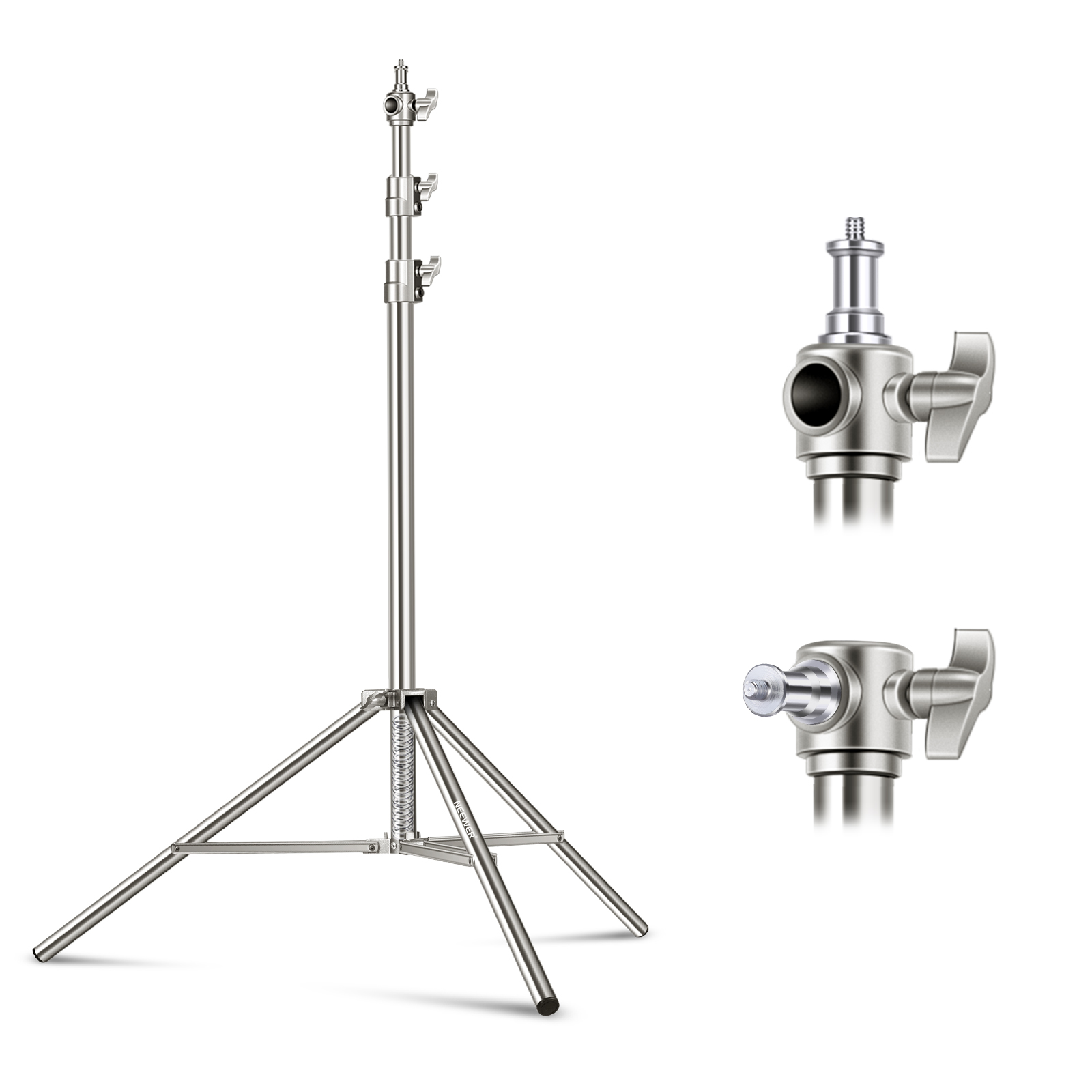 NEEWER 200cm Steel Light Stand חצובת תאורה מנירוסטה - תמונת מוצר