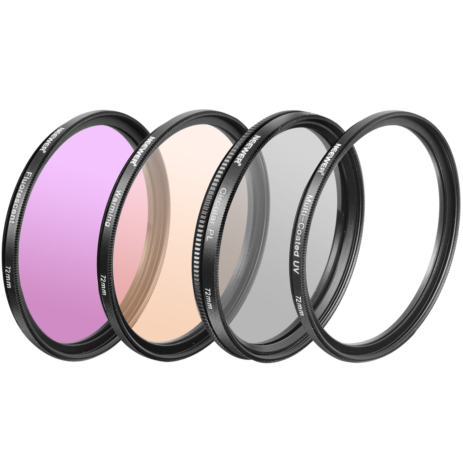 Neewer 72MM UV CPL FLD Warming Lens Filter Kit for DSLR Camera ...