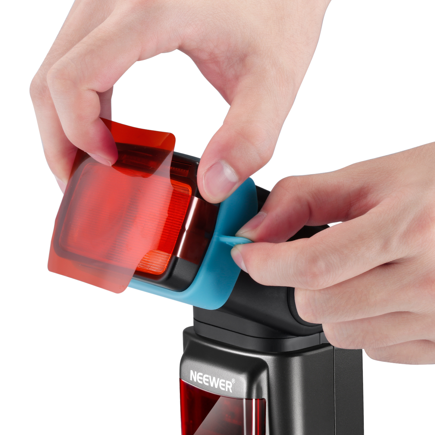 Neewer 20pcs Camera Flash Gels Lighting Filter Transparent Color