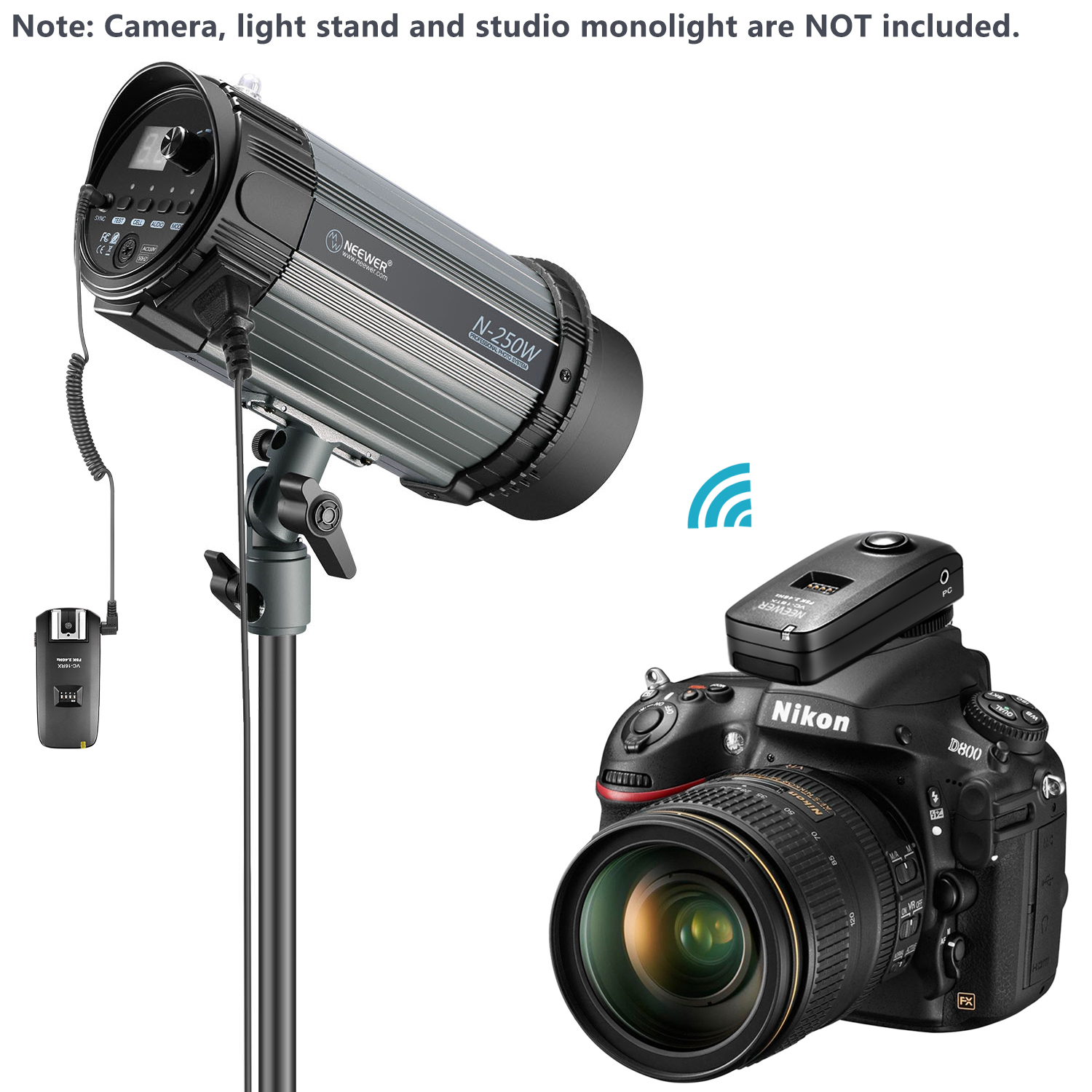 Neewer 3in1 16 Channels 2.4G Wireless Remote Flash Trigger with