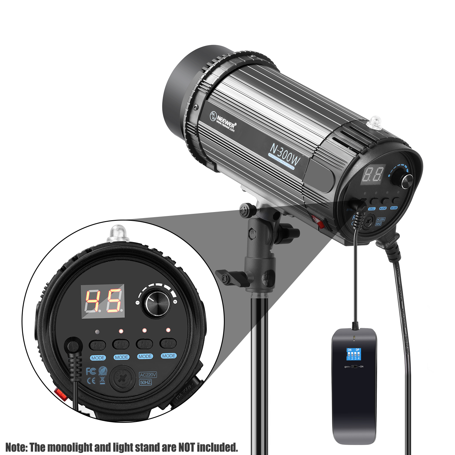 Neewer Wireless Studio Flash Trigger Receiver Transmitter Set for Canon