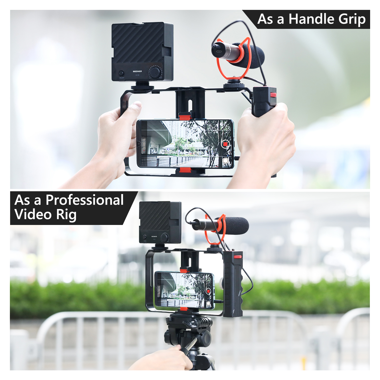 Neewer Smartphone Camera Stabilizer Video Rig for Videomaker FilmMaker