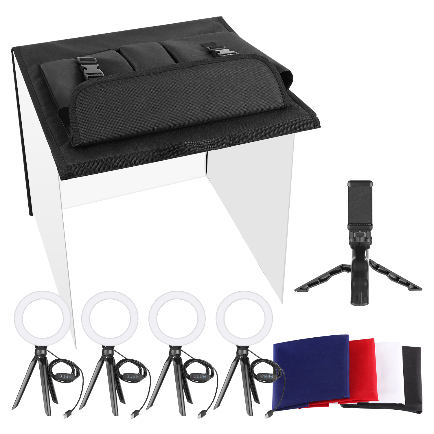 Photo Studio Box, Table Top Photo Light Box Continous Lighting Kit eBay